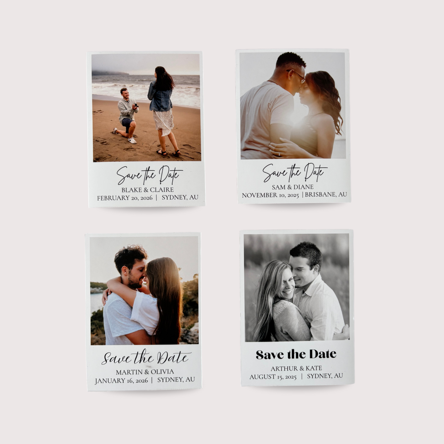 Save The Date Magnets (Small)