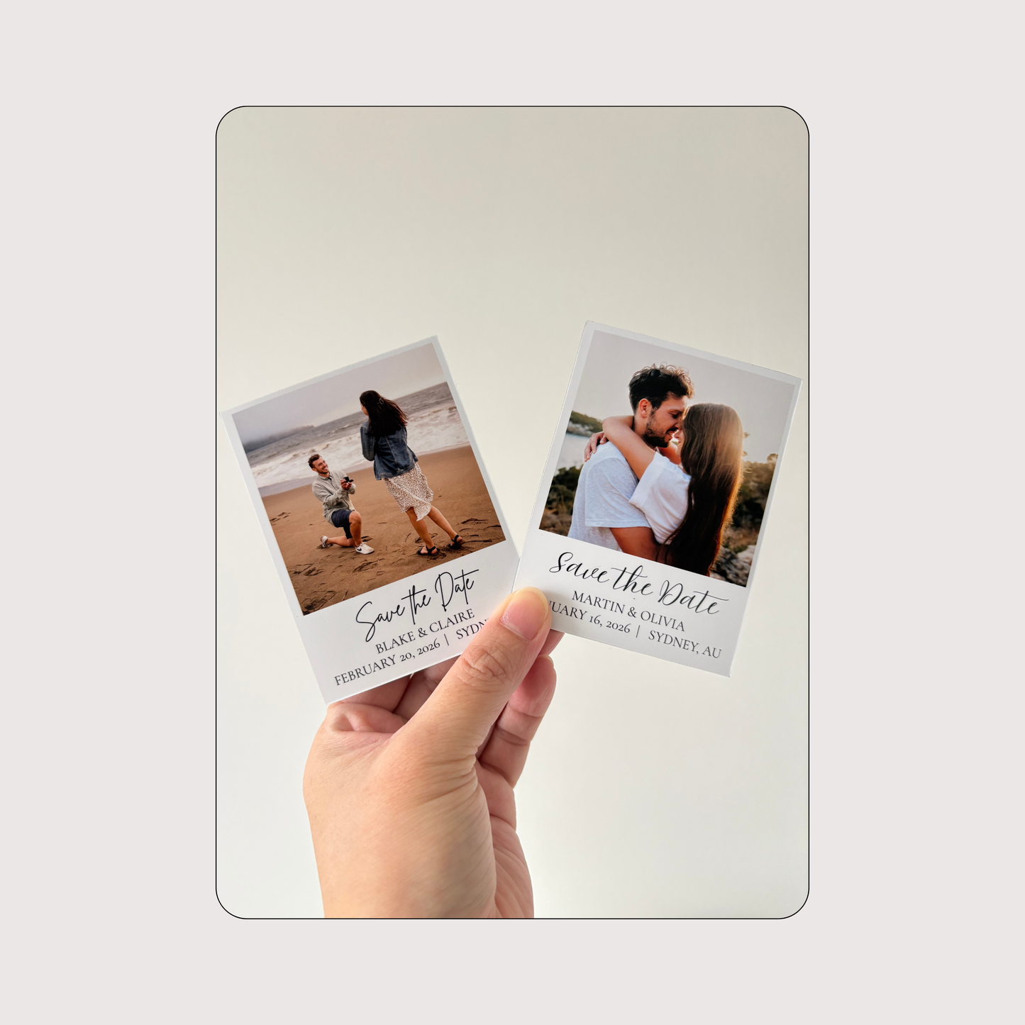 Save The Date Magnets (Small)