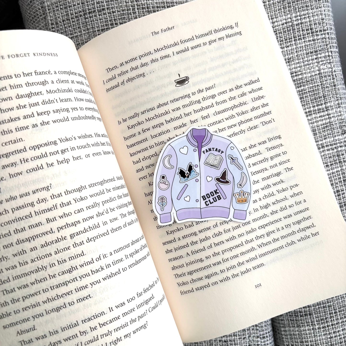 Fantasy Book Club Jacket Sticker