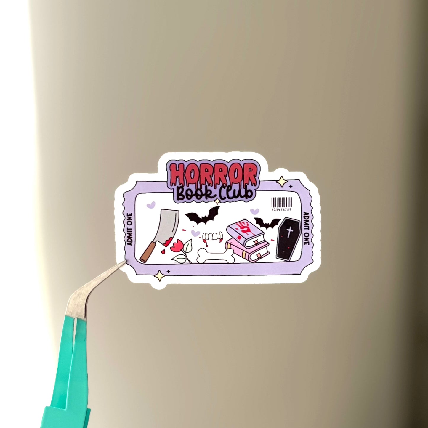 Horror Book Club Sticker