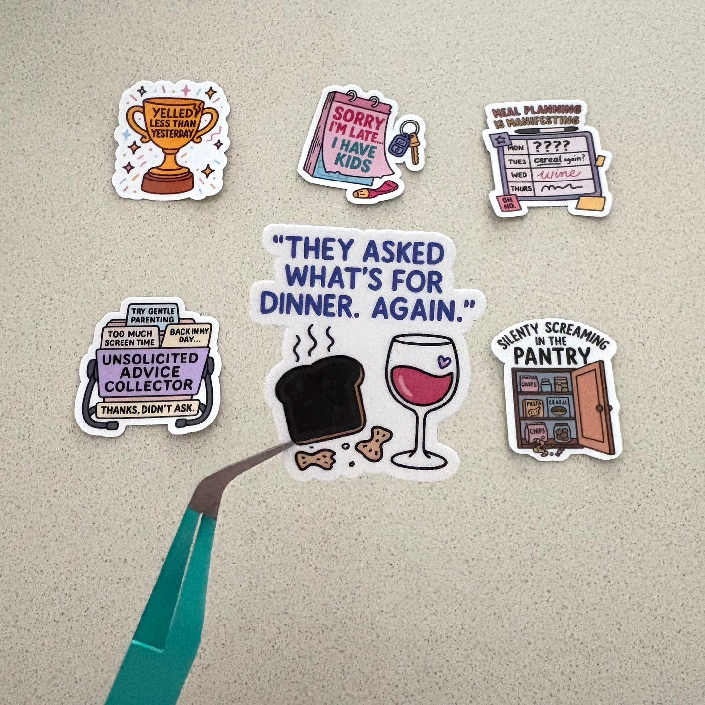 They Asked What's For Dinner Again Sticker