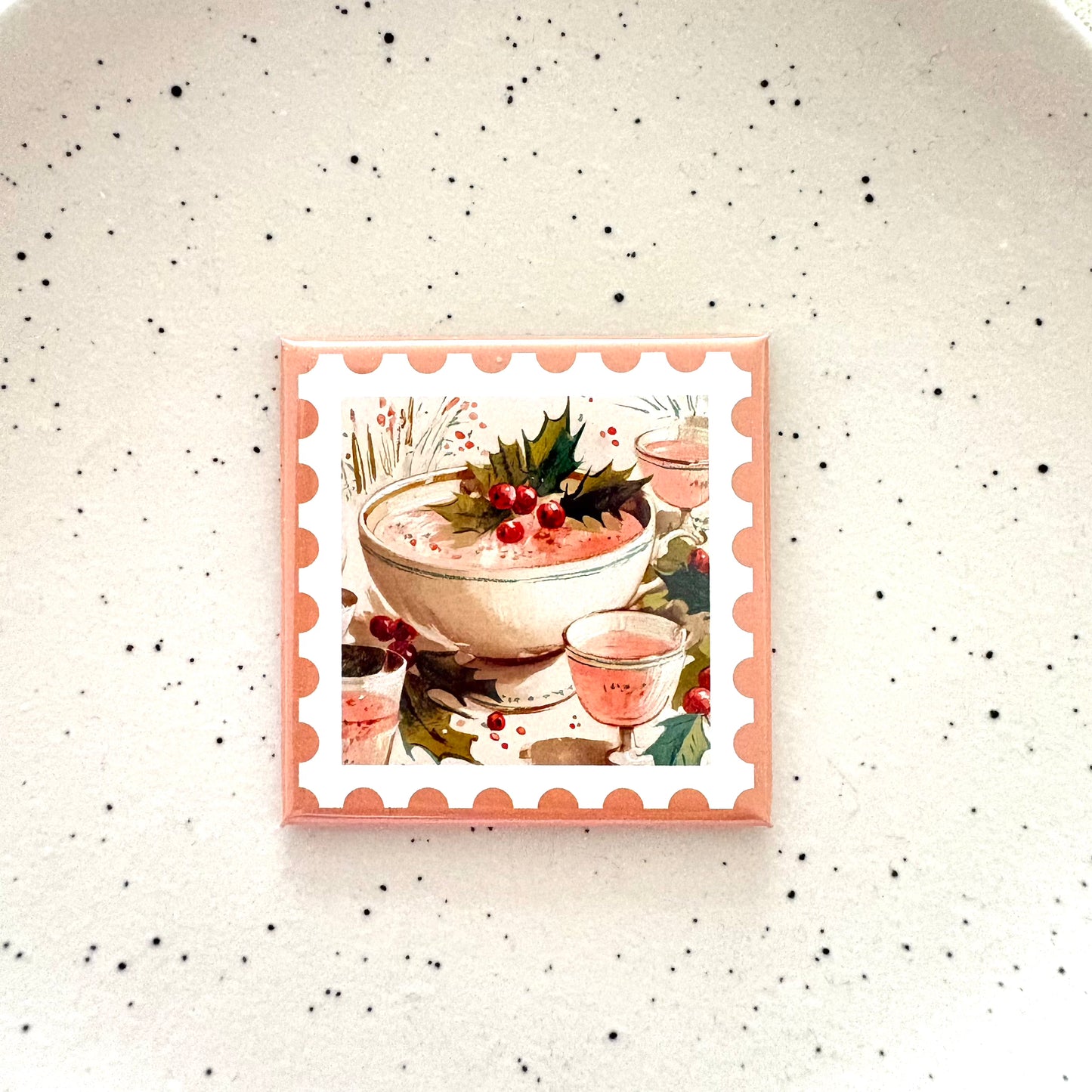 Vintage Pudding Magnet