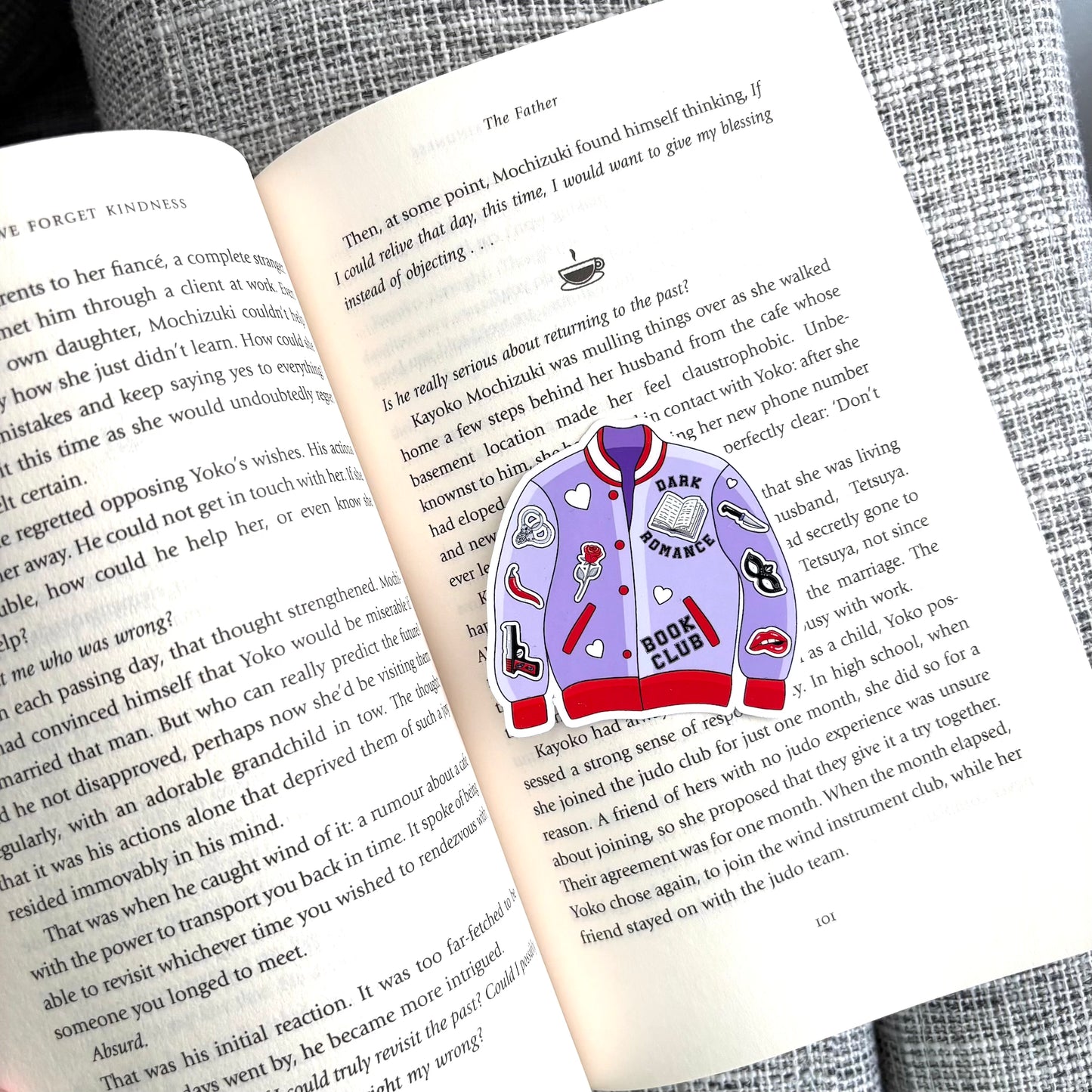 Dark Romance Book Club Jacket Sticker