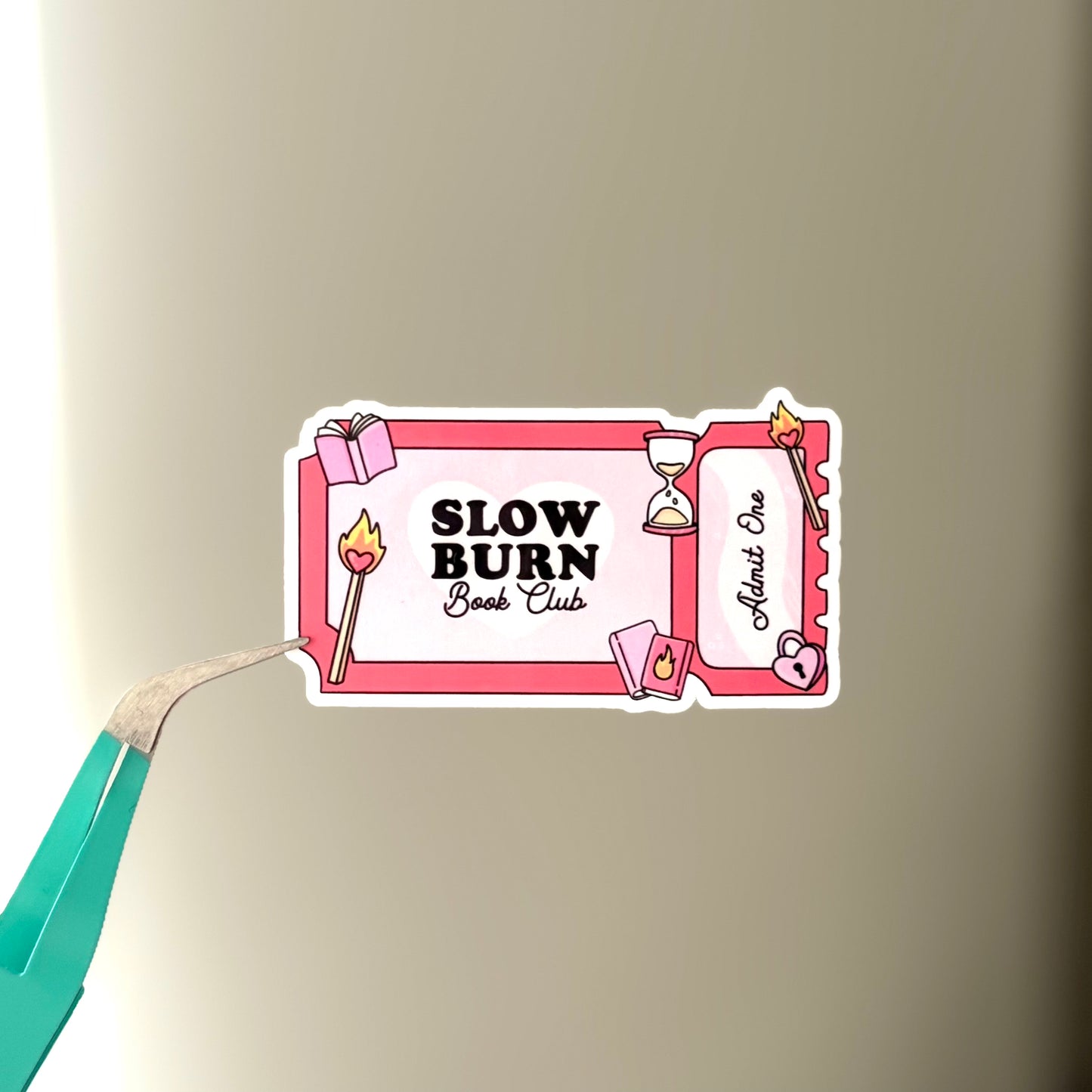 Slow Burn Ticket Sticker