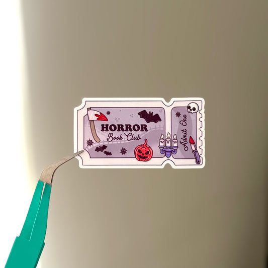 Horror Ticket Sticker