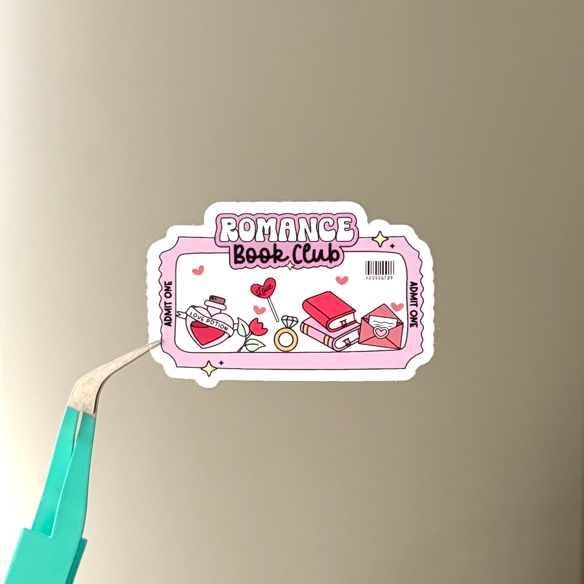 Romance Book Club Sticker – My Magnet Studio