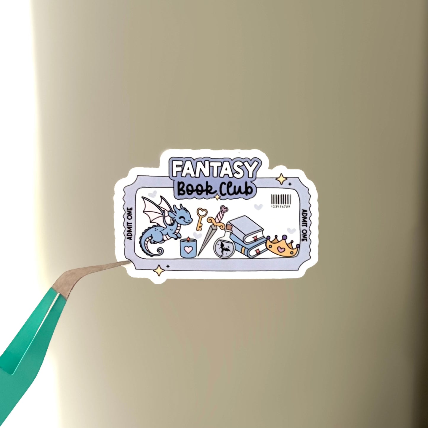 Fantasy Book Club Sticker