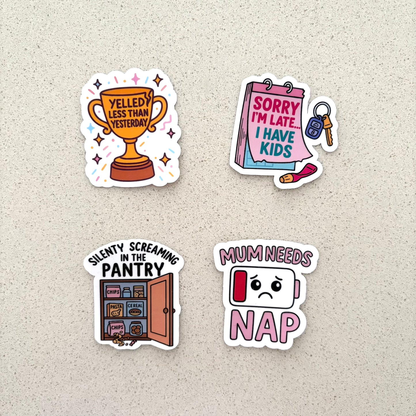 Silently Screaming In The Pantry Sticker