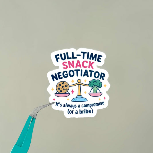Snack Negotiator Sticker