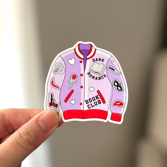 Dark Romance Book Club Jacket Sticker