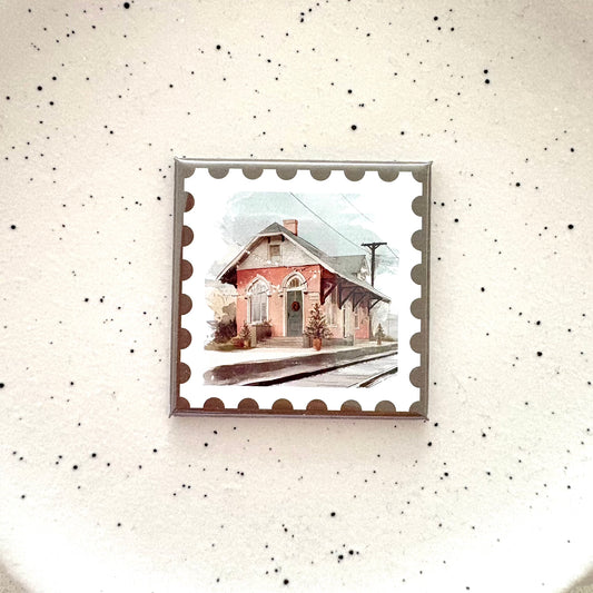 Vintage Station Magnet