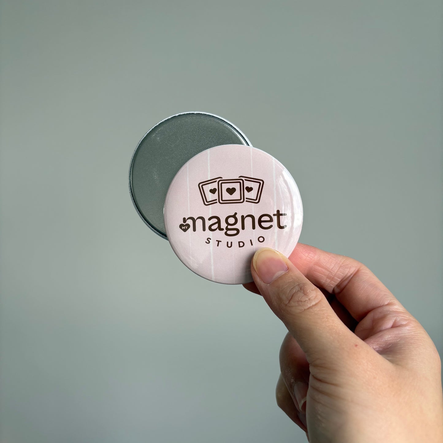 Round Photo Magnet - set of 12