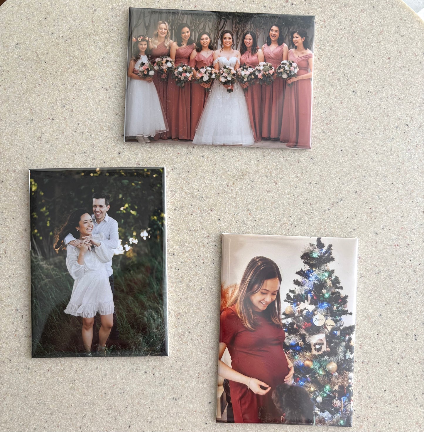Rectangle Photo Magnet - set of 12