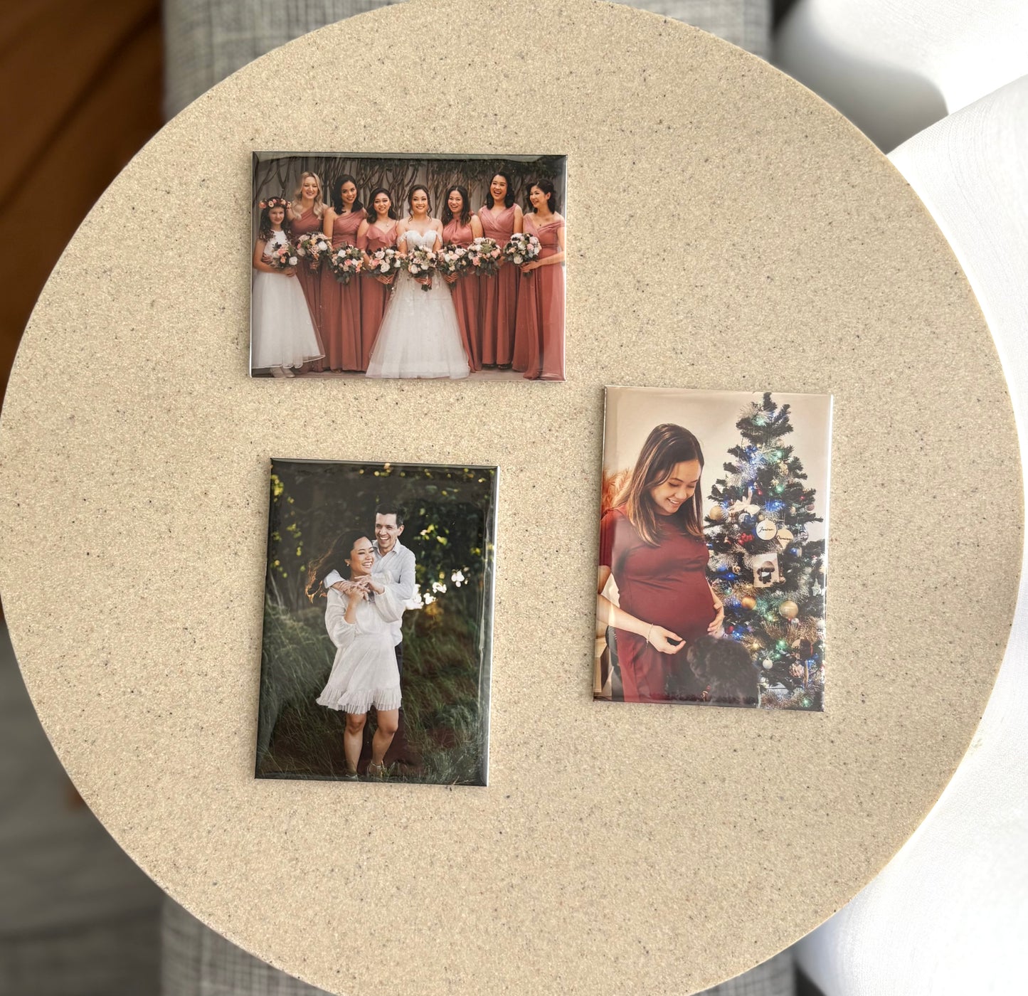 Rectangle Photo Magnet - set of 4
