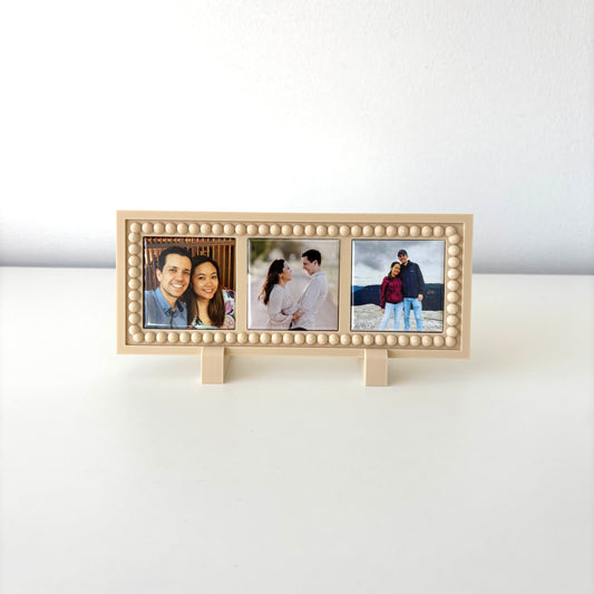 Rectangle Magnet Frame with 3 Photo Magnets Bundle